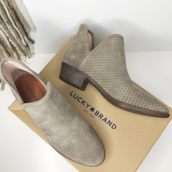 Lucky Brand Shoes - Lucky Brand Baley Perforated Booties Size 7.5 NEW